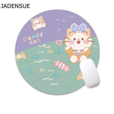 22x22 cm Cute Mouse Pad Deskpad Kawaii Πατάκια γραφείου γραφής Πληκτρολόγιο υπολογιστή Πληκτρολόγιο φορητού υπολογιστή Ποντίκι Στρογγυλό Αξεσουάρ γραφείου Διακόσμηση σπιτιού