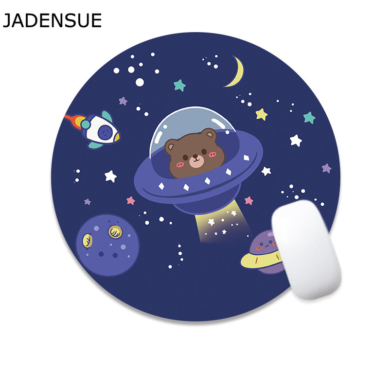 22x22 cm Cute Mouse Pad Deskpad Kawaii Πατάκια γραφείου γραφής Πληκτρολόγιο υπολογιστή Πληκτρολόγιο φορητού υπολογιστή Ποντίκι Στρογγυλό Αξεσουάρ γραφείου Διακόσμηση σπιτιού