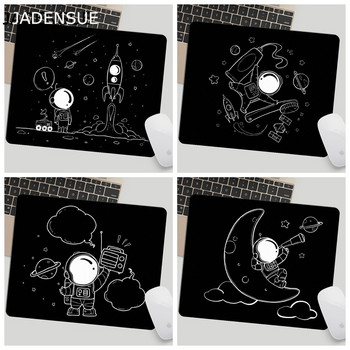 Сладки подложки за бюро Карикатура Космически астронавт Планета Kawaii Подложка за мишка Малки шевове Персонализирана подложка за бюро Подложка за лаптоп Подложка за мишка