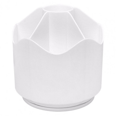 Držač za olovke, rotirajući za 360 stupnjeva, 6 mreža, višenamjenski plastični pribor za pisanje, stolni organizator za olovke, uredski pribor za kućnu školu