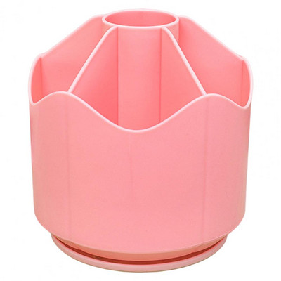 Držač za olovke, rotirajući za 360 stupnjeva, 6 mreža, višenamjenski plastični pribor za pisanje, stolni organizator za olovke, uredski pribor za kućnu školu