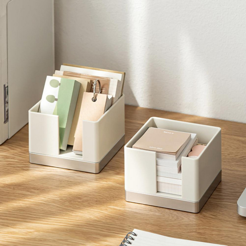 su tamponiniu popieriumi Šiuolaikinės kasdienio naudojimo raštinės reikmenys Užrašų organizatorius Kvadratinis lipnių lapelių laikiklis Kompaktiški klasės daiktai