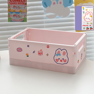 Mielos mergaitės sulankstoma laikymo dėžutė Stalinis kompiuteris Studento stalas Kanceliarinės prekės Įvairios prekės Sandėliavimo krepšelis Kosmetikos laikymo krepšelis