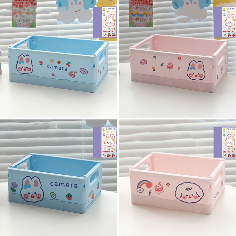 Mielos mergaitės sulankstoma laikymo dėžutė Stalinis kompiuteris Studento stalas Kanceliarinės prekės Įvairios prekės Sandėliavimo krepšelis Kosmetikos laikymo krepšelis