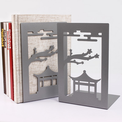 1 vnt. stilingi aukščiausios kokybės metaliniai knygų stovai, kūrybingi, tuščiaviduriai meniniai knygų stovai, kūrybingi dovanų neslystantys knygų laikikliai