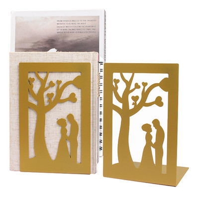 1 vnt. stilingi aukščiausios kokybės metaliniai knygų stovai, kūrybingi, tuščiaviduriai meniniai knygų stovai, kūrybingi dovanų neslystantys knygų laikikliai