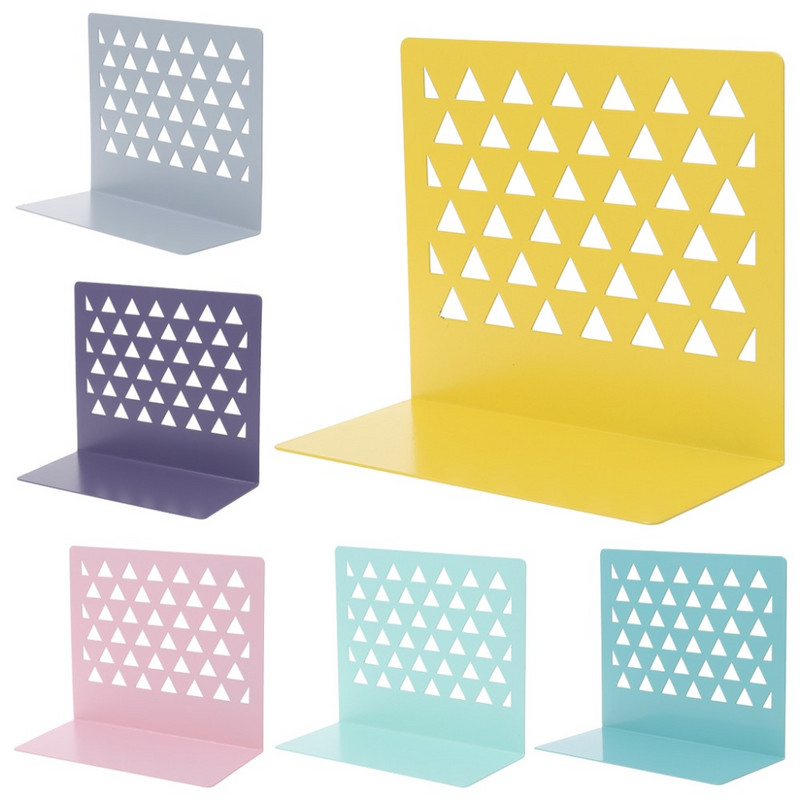 Metalni šuplji stolni organizator Držači za knjige Držači za završne knjige Držač polica Stalak za knjige za kućni uredski pribor