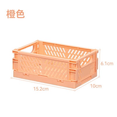 Mini sklopiva plastična kutija za pohranu Student Stolni organizator Ručni račun Traka za papirna sredstva Proizvodi za njegu kože Mala košara za pohranu