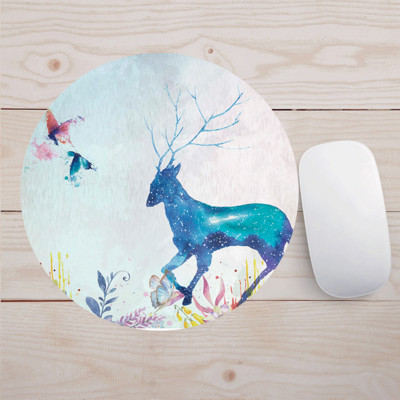 Protuklizna, izdržljiva gumena podloga za računalni miš Tablet za igre Okrugla podloga za miša Mause Podloga za miševe 20x20 cm Gamer Podloga za miša