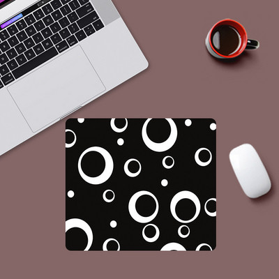 Mouse Pad cu margine de blocare de desene animate Mousepad pentru jocuri pe computer Cute Girl Cat Pad din cauciuc natural Covoraș de masă Tastatură mouse 21x26cm