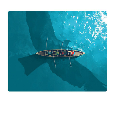 Mouse Pad cu margine de blocare de desene animate Mousepad pentru jocuri pe computer Cute Girl Cat Pad din cauciuc natural Covoraș de masă Tastatură mouse 21x26cm