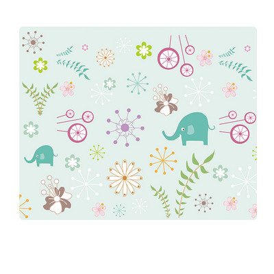 Mouse Pad cu margine de blocare de desene animate Mousepad pentru jocuri pe computer Cute Girl Cat Pad din cauciuc natural Covoraș de masă Tastatură mouse 21x26cm