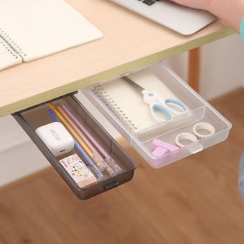 Desk Organizer Αυτοκόλλητη συρταριέρα Τύπος στυλοθήκης Cosmetic Sundries Θήκη για στυλό αποθήκευσης Torage Box Χαρτικά Αξεσουάρ γραφείου