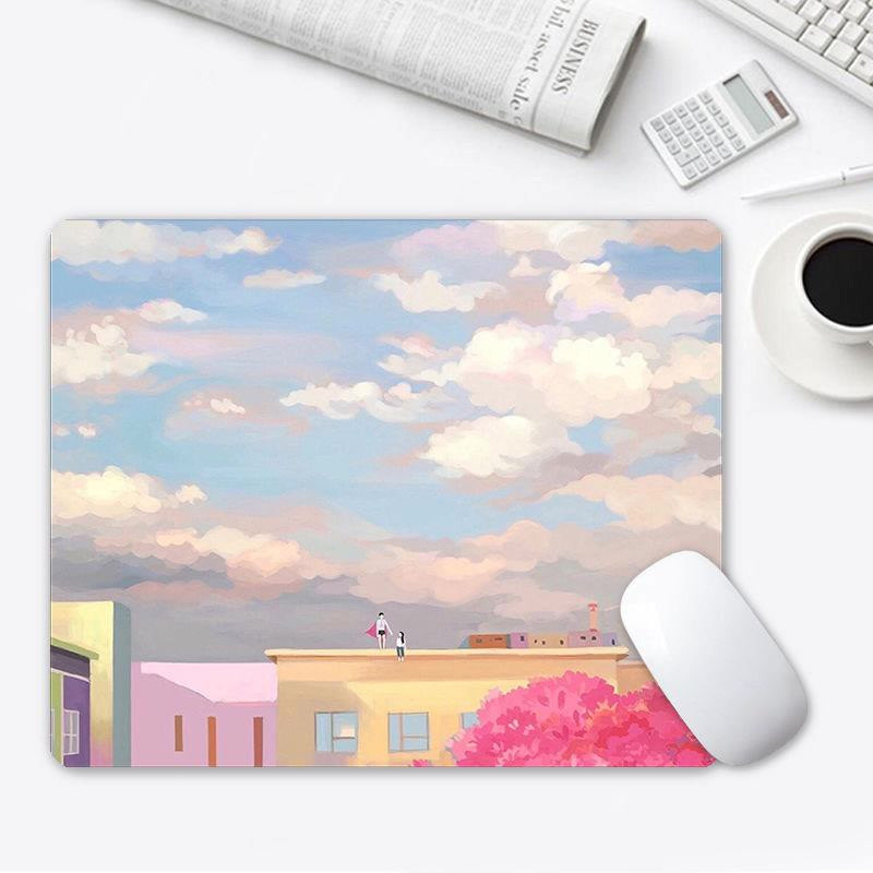 Podloga za miš Slatka Kawaii Podloga za stol za igranje Podloga za stol za pisanje Podloga za igrače za miša Miševi Uredsko prijenosno računalo Podloga za miš Podloga za tipkovnicu 21x26cm