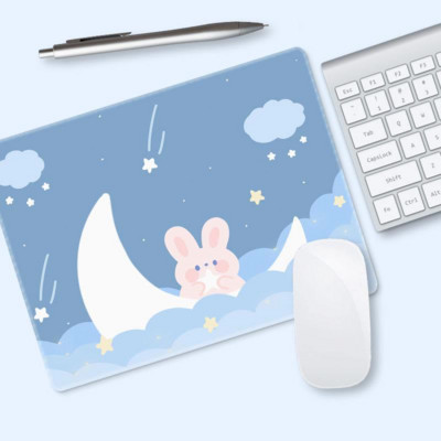 Kawaii Mouse Pad Deskpad Cute Mouse Pad Gaming Χαριτωμένα πατάκια γραφείου γραφής για Office Home Προστατευτικό πληκτρολογίου υπολογιστή υπολογιστή