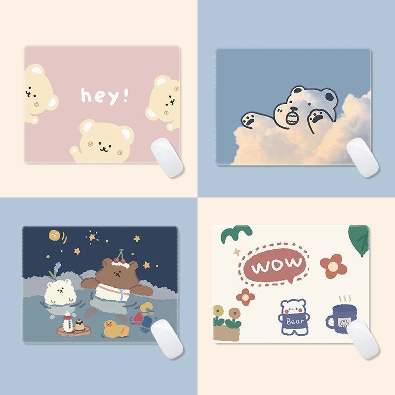 Kawaii Mouse Pad Deskpad Cute Mouse Pad Gaming Χαριτωμένα πατάκια γραφείου γραφής για Office Home Προστατευτικό πληκτρολογίου υπολογιστή υπολογιστή