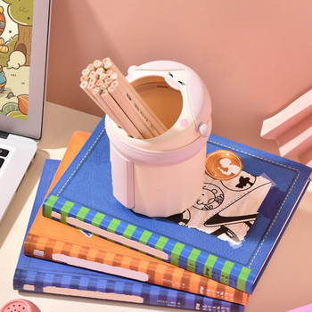 Ανθεκτικό εύκολο στο καθάρισμα Πριγκίπισσα στυλ Κύπελλο μολύβι Gel στυλό αποθήκευσης Κάδος κινουμένων σχεδίων Φιλικό προς το περιβάλλον Σχολικό κουβά στυλό