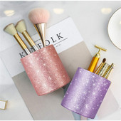 PU kožni držač za olovke Stalak za kistove u boji Kutija za pohranu pisaćih olovki Višenamjenski držač za olovke za šminkanje Stolni organizator