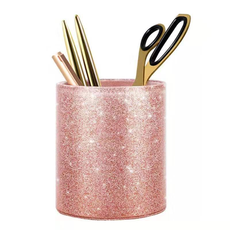 PU kožni držač za olovke Stalak za kistove u boji Kutija za pohranu pisaćih olovki Višenamjenski držač za olovke za šminkanje Stolni organizator
