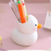 Držač olovke u obliku patke, otporan na pad, plastični kistovi za šminku, pernica za ured