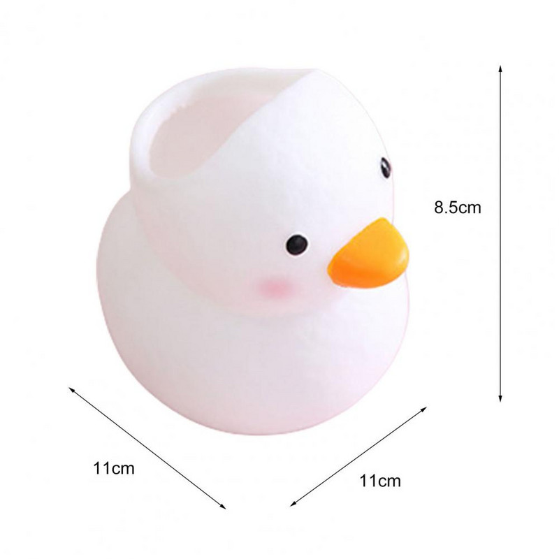 Držač olovke u obliku patke, otporan na pad, plastični kistovi za šminku, pernica za ured