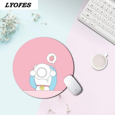 Kawaii asztali pad Kawaii egérpad aranyos egérpad játék íróasztal szőnyegek Gamer kerek szögletes asztali irodai otthoni számítógéphez