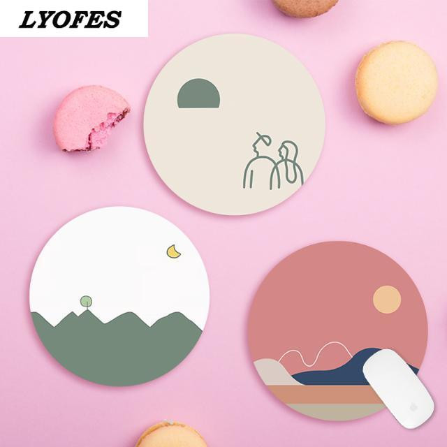 Kawaii podloga za stol Kawaii podloga za miš Slatka podloga za miš Gaming Podloge za pisaći stol Gamer Okrugla četvrtasta podloga za Office Home PC Računalo