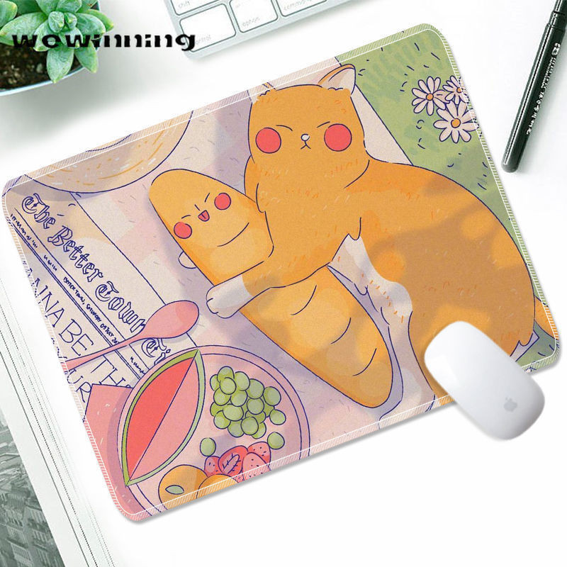 Slatka podloga za miš Kawaii Podloga za stol Laptop Podloga za miš za ured, kućno računalo Računalo Tipkovnica Deskpad Gaming Desk Mats Gamer 22x18cm