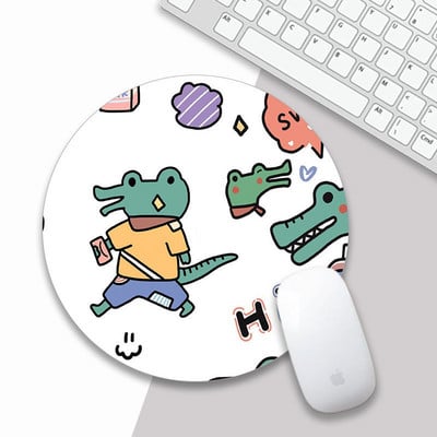 Podloga za miša Kawaii Okrugla Celestial mekana podloga za igrice Kapa za računala Podloga za stolne podloge Neklizajuća Rubbe PC Vodootporna podloga za uredski miš 22 cm