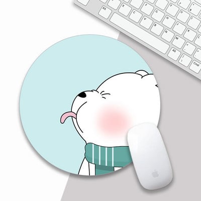 Podloga za miša Kawaii Okrugla Celestial mekana podloga za igrice Kapa za računala Podloga za stolne podloge Neklizajuća Rubbe PC Vodootporna podloga za uredski miš 22 cm
