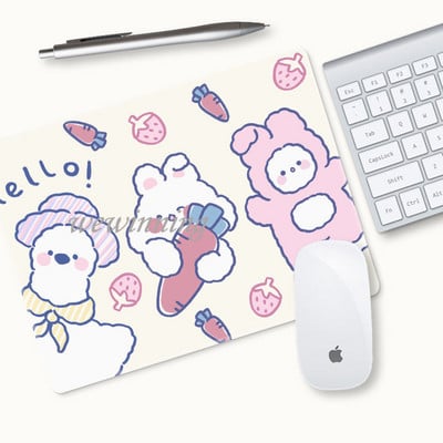 Mängudele kirjutamine Armsad lauamatid Armas hiirematt Kawaii hiirepadi lauaplaat kontorisse koduarvuti arvuti klaviatuuri kaitse