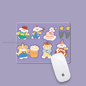 mini mielas kilimėlis 22x18cm Rašomojo stalo kilimėliai Pelės kilimėlis nešiojamojo kompiuterio pelės kilimėlis Kawaii pelės kilimėlio priedai Stalinio kilimėlis pelėms