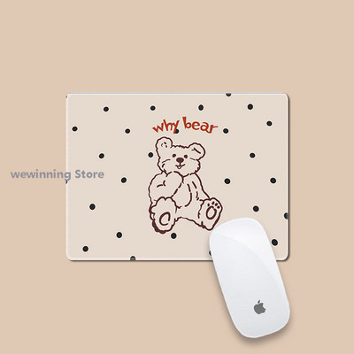 mini mielas kilimėlis 22x18cm Rašomojo stalo kilimėliai Pelės kilimėlis nešiojamojo kompiuterio pelės kilimėlis Kawaii pelės kilimėlio priedai Stalinio kilimėlis pelėms
