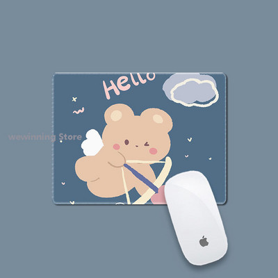 mini mielas kilimėlis 22x18cm Rašomojo stalo kilimėliai Pelės kilimėlis nešiojamojo kompiuterio pelės kilimėlis Kawaii pelės kilimėlio priedai Stalinio kilimėlis pelėms