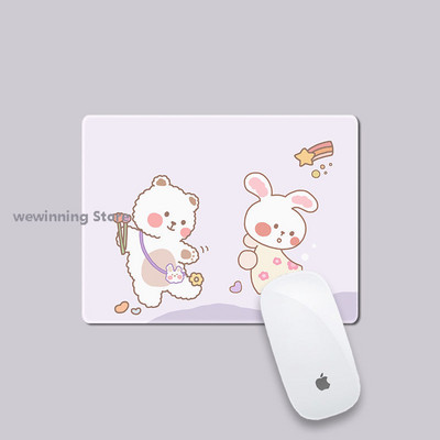 mini mielas kilimėlis 22x18cm Rašomojo stalo kilimėliai Pelės kilimėlis nešiojamojo kompiuterio pelės kilimėlis Kawaii pelės kilimėlio priedai Stalinio kilimėlis pelėms