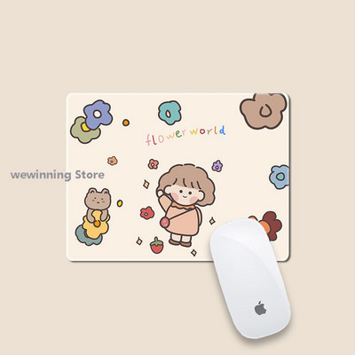 mini mielas kilimėlis 22x18cm Rašomojo stalo kilimėliai Pelės kilimėlis nešiojamojo kompiuterio pelės kilimėlis Kawaii pelės kilimėlio priedai Stalinio kilimėlis pelėms