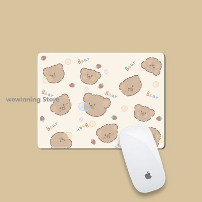 mini mielas kilimėlis 22x18cm Rašomojo stalo kilimėliai Pelės kilimėlis nešiojamojo kompiuterio pelės kilimėlis Kawaii pelės kilimėlio priedai Stalinio kilimėlis pelėms