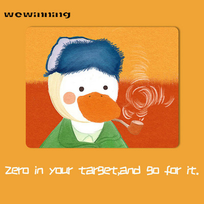 Kawaii Desk Pad Mouse Pad Cute Mouse Pad duck Επιφάνεια γραφής Πατάκια Gamer Στρογγυλό τετράγωνο Deskpad για Office Home PC Computer Art