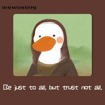 Kawaii Desk Pad Mouse Pad Cute Mouse Pad duck Επιφάνεια γραφής Πατάκια Gamer Στρογγυλό τετράγωνο Deskpad για Office Home PC Computer Art