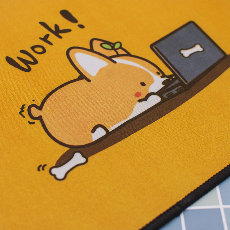 Aranyos egérpad Kawaii egérpad íróasztali szőnyeg PC számítógéphez Kerboard asztali asztali asztali védőpad 26x21 cm