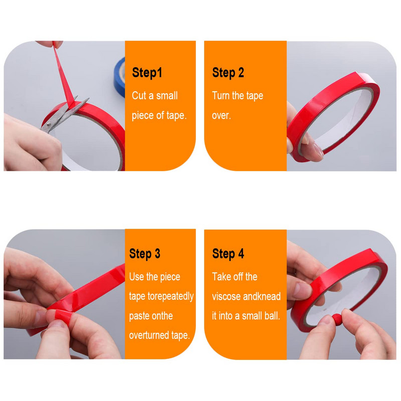 Πολύχρωμη ταινία κολλητικής μπάλας DIY Παιχνίδι αποσυμπίεσης Sticky Tape Εκπαιδευτικό παιχνίδι για παιδιά Ενήλικες Relax Game Gift Αυτοκόλλητη ταινία DIY