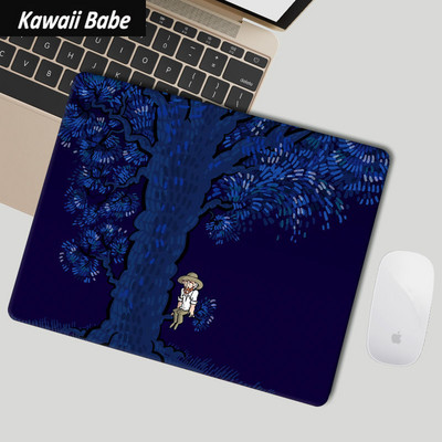 Prekrasna kawaii slatka podloga za miša Van Gogh Veliki podlošci za stol Vodootporni uredski ukrasi za dom Podloga za šalice Protuklizna soba za djevojčice i dječake