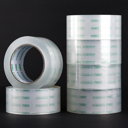 Deli 30202 48mm 45M pakkimine teip Teip Tihenduslint läbipaistev lai teip kõrge viskoossusega