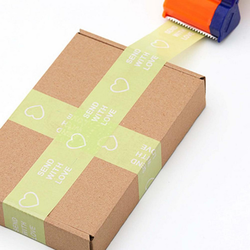 1 Roll Clear Pattern Ελαστική ταινία σφράγισης PP Πρακτική αδιάβροχη ταινία συσκευασίας για το σπίτι