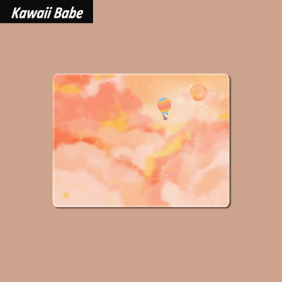 Egérpad Laptop Egéralátét Játékasztali szőnyegek Aranyos egérpad Íróasztal egerekhez Kawaii Irodai kiegészítők 22x18cm