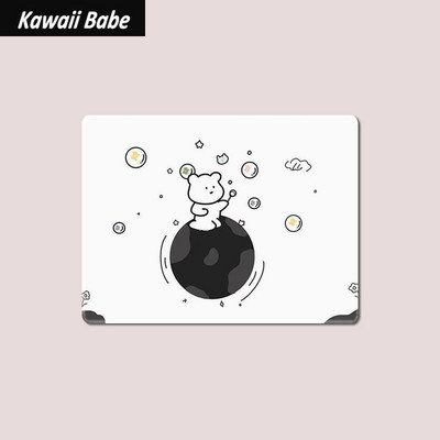 Egérpad Laptop Egéralátét Játékasztali szőnyegek Aranyos egérpad Íróasztal egerekhez Kawaii Irodai kiegészítők 22x18cm