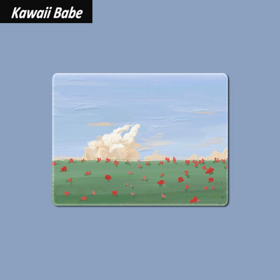 Egérpad Laptop Egéralátét Játékasztali szőnyegek Aranyos egérpad Íróasztal egerekhez Kawaii Irodai kiegészítők 22x18cm