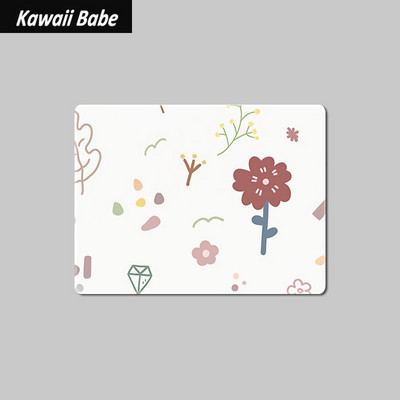 Egérpad Laptop Egéralátét Játékasztali szőnyegek Aranyos egérpad Íróasztal egerekhez Kawaii Irodai kiegészítők 22x18cm
