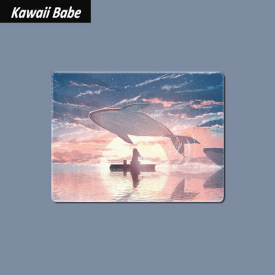 Egérpad Laptop Egéralátét Játékasztali szőnyegek Aranyos egérpad Íróasztal egerekhez Kawaii Irodai kiegészítők 22x18cm