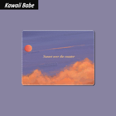 Egérpad Laptop Egéralátét Játékasztali szőnyegek Aranyos egérpad Íróasztal egerekhez Kawaii Irodai kiegészítők 22x18cm